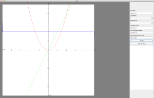 Screen Shot of Graphing Calc